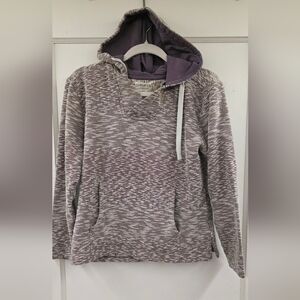 Hang Ten Women's Purple Knit Hoodie Size Medium EUC